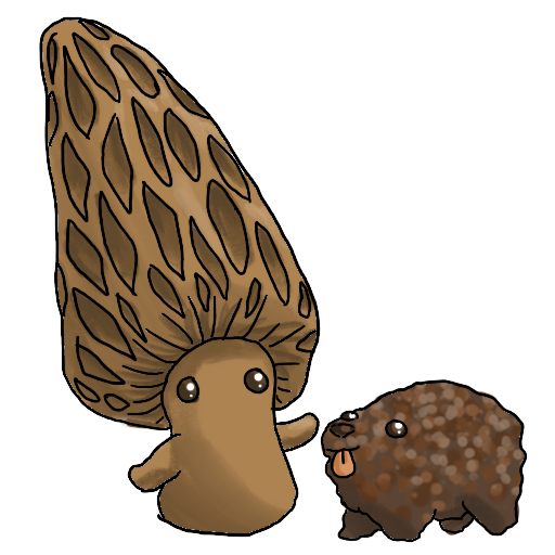 a sticker of a creature made of lichen, doing a catwalk pose.