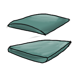 the two cut pieces separated