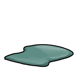 a flat piece of clay